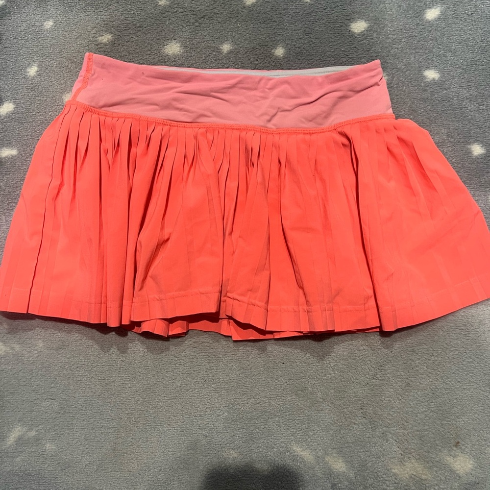 lululemon athletica Coral and Pink Skirt